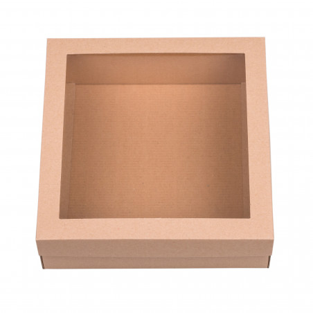 Krabice "M" - 25x25x8 cm, přírodní